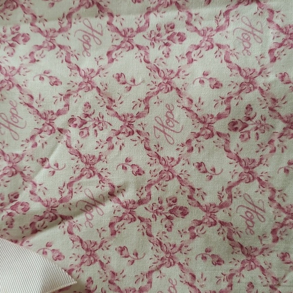 Longaberger Hope Breast Cancer Awareness Pink Quilted Small  Tote Purse - Picture 2 of 6